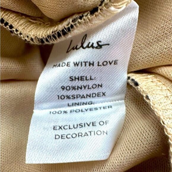 Lulus Fetching & Flirty Black Lace Puff Sleeve Bodycon Chic Mini Dress Medum - Picture 5 of 5